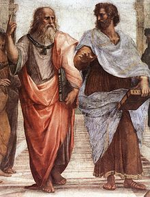 Platon +Öi Aristotel pictur-â de Rafael