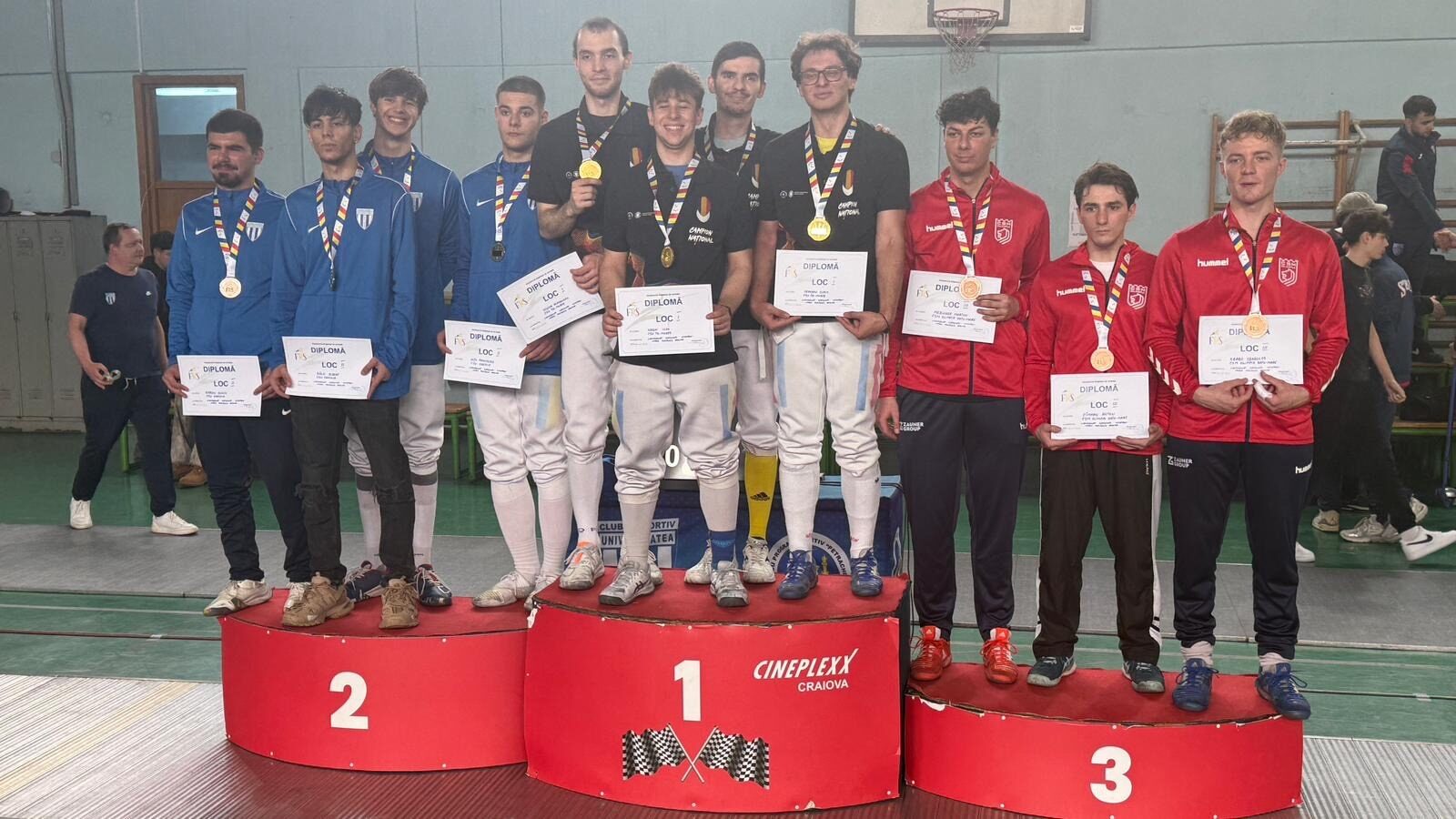 Scrimă: Campionatul Național U23 de la Craiova.  Aur la individual și bronz pe echipe pentru spadasinii de la CSM Olimpia Satu Mare