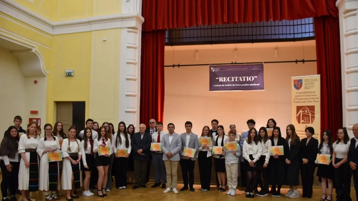 O nouă ediție a concursului „Recitatio” la Satu Mare