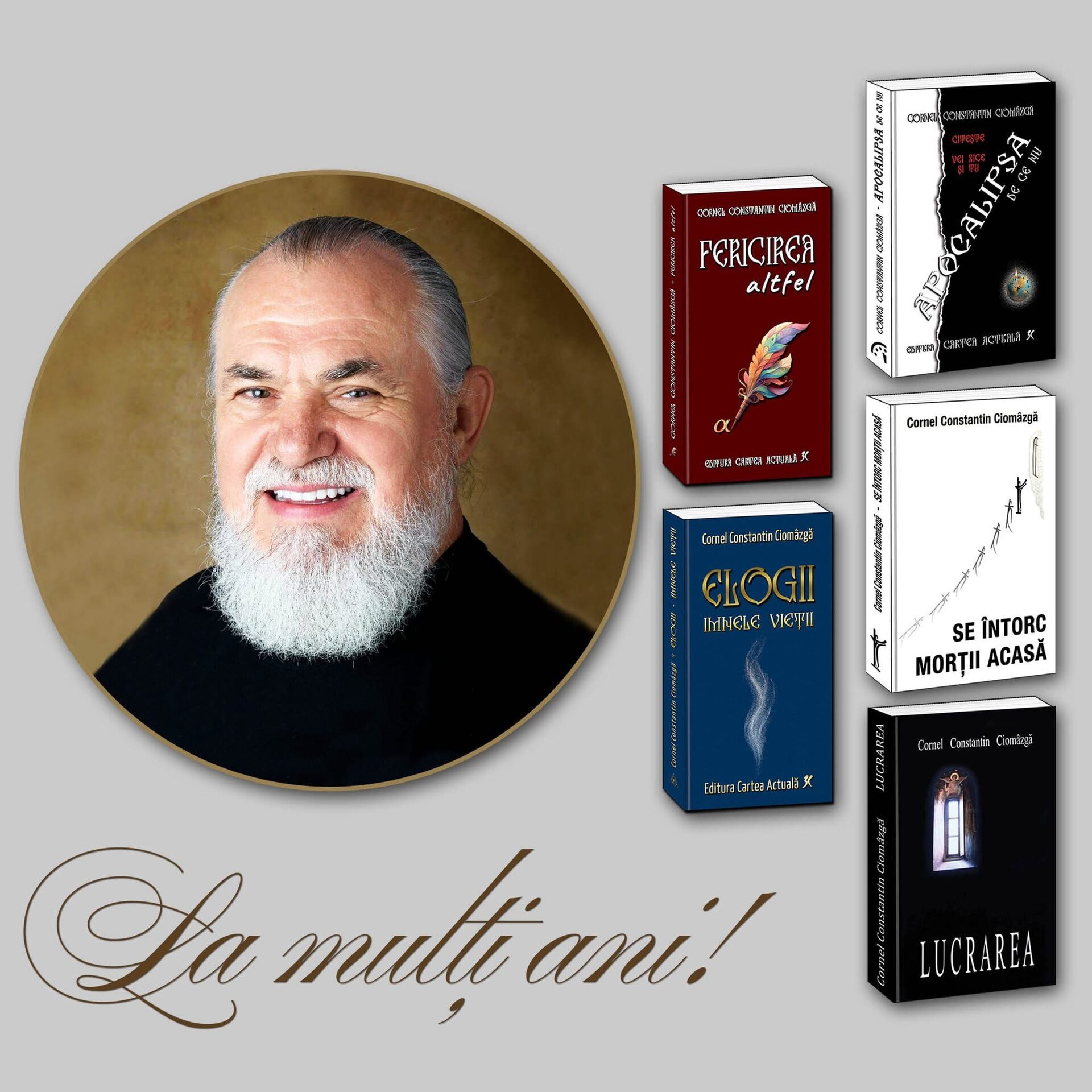 Scriitorul Cornel Constantin Ciomâzgă împlinește 70 de ani