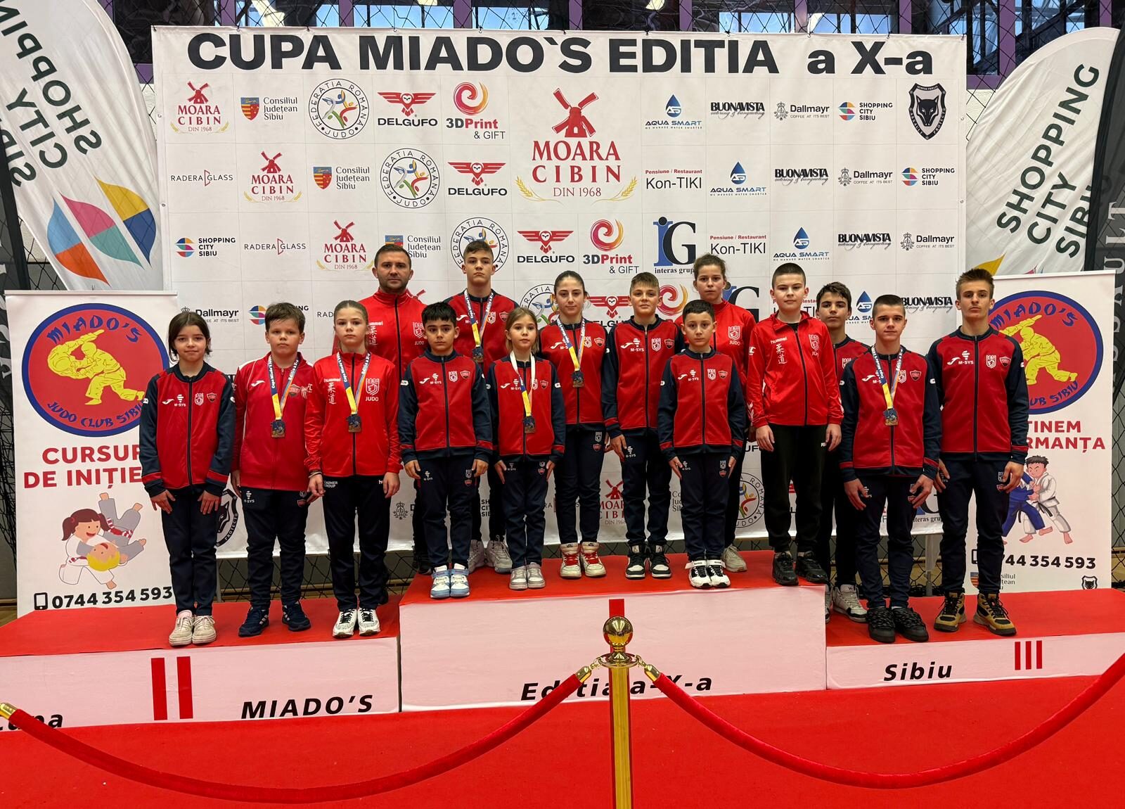 Sportivii lui Marian Halas, medaliați la Sibiu