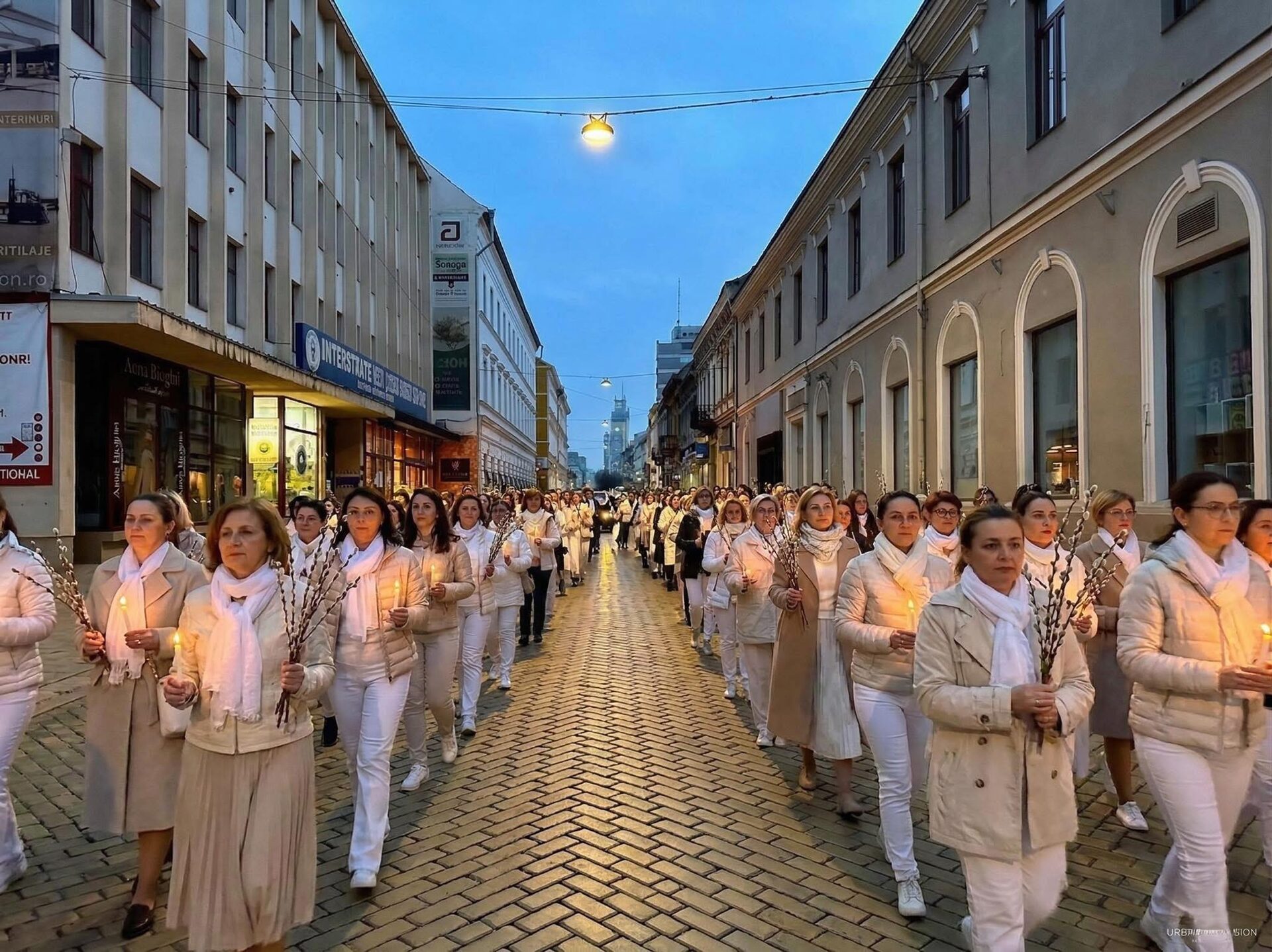 MARCANT. Marșul Luminii, Păcii și al Tăcerii: Femeile Sătmarului, unite într-un gest de comuniune profundă