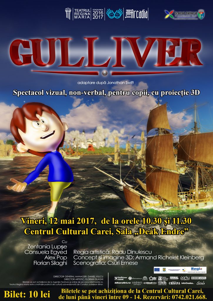 Spectacol Gulliver la Carei